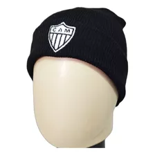 Gorro Touca Preta Lã Tricô Personalizada Com Escritos Logos