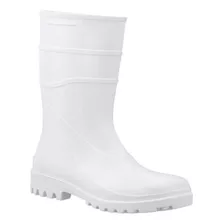 Bota Galocha Pvc Limpeza Faxina Branca Antiderrapante Com Ca