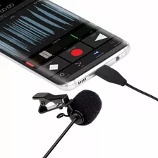 Microfono Lavalier Omnidireccional Tipo Boya Usb-c, Microfono Android Con Sistema Easy Clip En El Sistema, Perfecto Para