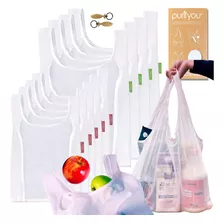 Bolsas Reutilizables De Doble Proposito Para Productos Y Com