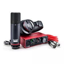 Interfase Focusrite Scarlett Solo Studio Accesorios 3ra Gnr