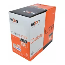 Rollo De Cable Utp Nexxt Cat6 305m 100% Cobre Certificado Az