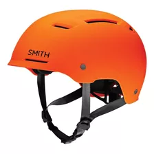 Casco De Ciclismo Smith Optics 2016 Axle (naranja Neón Mate 