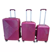 Set De 3 Maletas De Viaje S M L Calidad Premium