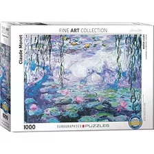 Eurographics Nenúfares De Claude Monet Puzzle De 1000 Piezas