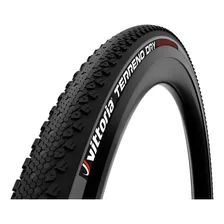 Pneu Vittoria Terreno Dry 700x35 Gravel Tlr Faixa Cinza Cor Preto E Cinza