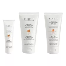 Exel Kit Facial Clarificante Manchas + Protector Solar X3 