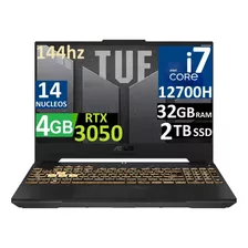 Asus Tuf A15 F15 144hz Ci7-12700h 32gb, 2tb Ssd Rtx3050 4gb 