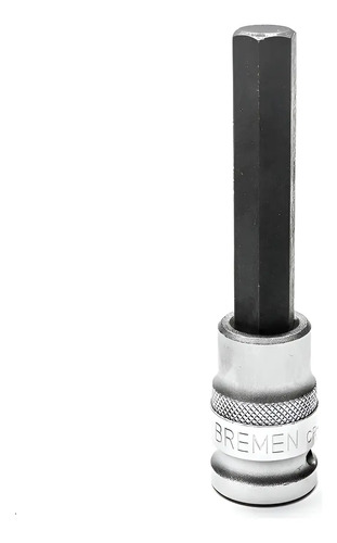 Llave Tubo Punta Allen Hexagonal Bremen 12x100mm - 1/2 4218 Color Plateado/gris Oscuro