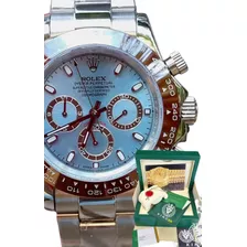 Relogio Rolex Daytona Azul Ice Safira Base Eta 2840 Caixa 