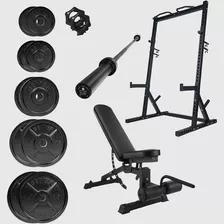 Better Body Power Bundle With Incline Squat Rack | 5-45lbs