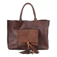 Bolso Mediano Old West Grabado Acabado De Los Herrajes Níquel Color Marrón Oscuro Correa De Hombro Marrón Oscuro