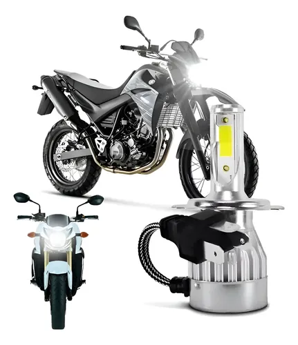 Lampada Super Led Moto Yamaha Xt660 Xj6 Xt660r Forte 6000k H4 Branco-frio