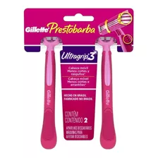 Aparelho De Depilação Prestobarba Ultragrip 3 Base Móvel