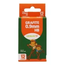 Mina De Grafite 0.9 Mm Hb Para Lapiseira Com 12 Unidades