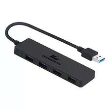 Kingwin Hub Usb Hub De Datos Usb 3.0 De 4 Puertos Para Ssd M