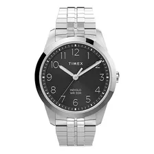 Relógio Timex Tw2v04400 Mola Prateado Easy Reader Cor Da Correia Prata