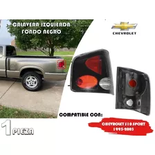 Calavera Izquierda Chevrolet S10 Sport 1995-2003 Fondo Negro