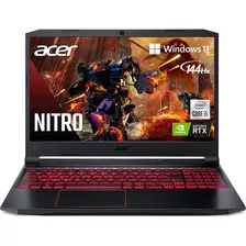 Notebook I5 Gamer Acer An515-55-51pa 8gb 1tb 3050ti W10 Sdi