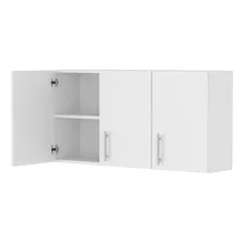 Alacena Blanca 120 Cm 3 Puertas Mueble Organizador De Cocina