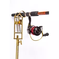 2xsuporte Fisgador Automatico Pra Vara De Pesca 2 Molas 