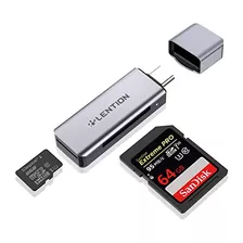 Lention Usb C To Sd/micro Sd Card Reader, Type C Sd 3.0 Card