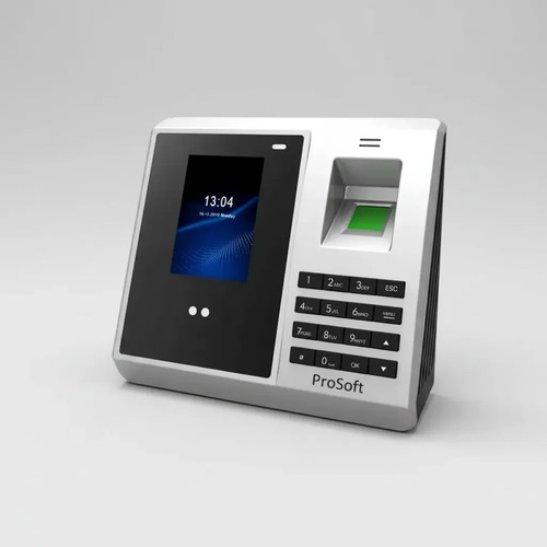 Control Asistencia Prosoft Pc4 Reconocimiento Facial Y Huella Con Usb Gris