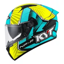 Casco Para Moto Kyt Nf-r Xavi Fores 2021 Matt - Yellow