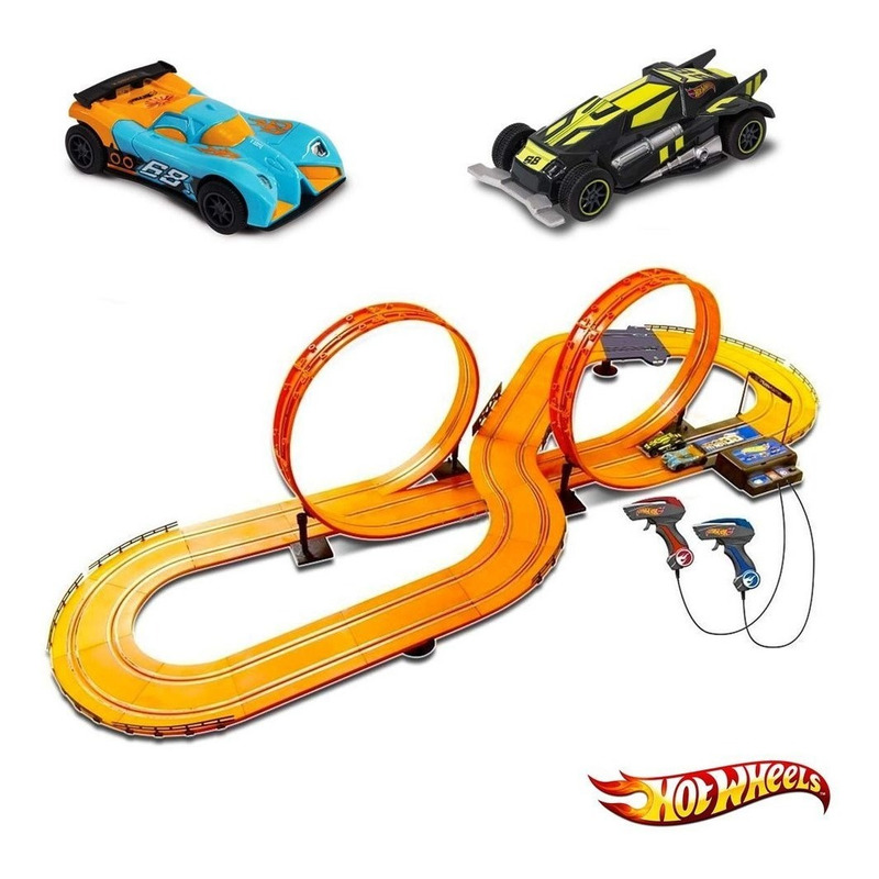 Super Pista Com 6 Carrinhos Brinquedo Corrida Infantil 28pçs