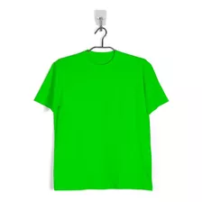 Kit 7 Camisetas Lisa Básica Fluorescente Neon Pronta Entrega