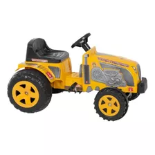 Tractor A Pedal Amarillo Para Niños Biemme