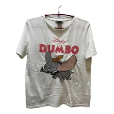 Remera Dumbo Marca Zara Talle M Mujer Usada 