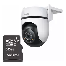 Tp-link Cámara De Seguridad Tapo-c510w-plus-32 Con Microsd 32gb 360° Vídeo Alta Calidad Detección Y Seguimiento Inteligente Video A Color 24/7 Audio Bidireccional C510w Protección Exterior Ip65