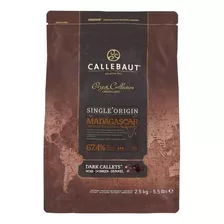 Chocolate Belga Callebaut De Origen Madagascar Bitter 2,5kg