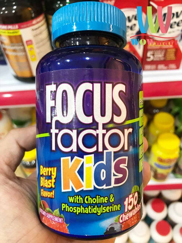 Vitaminas Focusfactor® Kids - 150 Pastillas Para El Cerebro