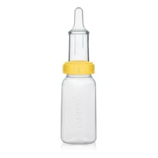 Bebedero Haberman De 150 Ml Para Necesidades Especiales, Botella Medela, Color Amarillo