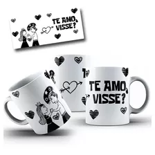 Caneca Porcelana Dia Dos Namorados Te Amo Visse? 325ml