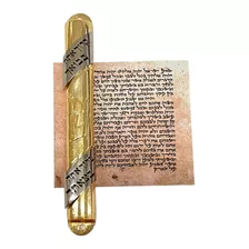 Mezuzah Especial Com Cidade Jerusalém + Pergaminho De Brinde