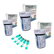 Kit Tiras Glicemia Glucoleader Enhance 150 Un. Original Novo