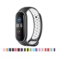 Pulseira Sport Furadinha Compatível Com Xiaomi Mi Band 5 E 6