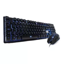 Vorago Km-500 Kit Gamer De Teclado Y Mouse Anto-ghosting Ergonomico Hasta 3200 Dpi Cuerpo Iluminado