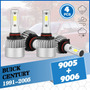 Kit De Faros Led Para Buick 8000lm 78w Para Luz Alta Y Baja