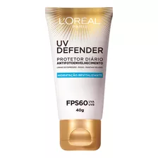 Protetor Solar Loréal Paris Uv Defender Hidratação Fps60 40g