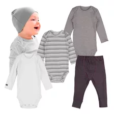 Body Tipo Carters Bebe Conjunto Kit Manga Longa Frete Gratis