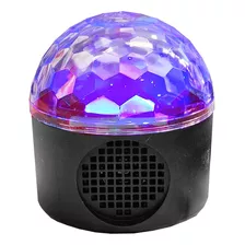 Parlante Proyector Bluetooth Bola Disco Luces Led Fiesta