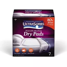 Medline Ultrasorbs - Almohadillas Secas Desechables 7 Unida