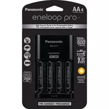 Pilas Recargables Panasonic Eneloop Pro X 4 Aa + Cargador 