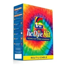2x Kit Tie Dye Tinte Iris Tintura Textil Teñir Ropa Batik 1a