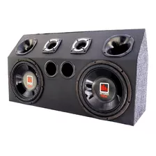 Caixa Trio Dupla C/ 2 Sub 12 + 2 Driver+ 2 Tweeter - Dutada