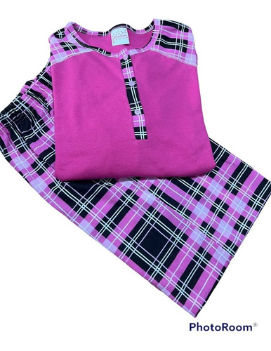 Pack X 2 Pijama Mujer Remera Y Pantalon Invierno Colores